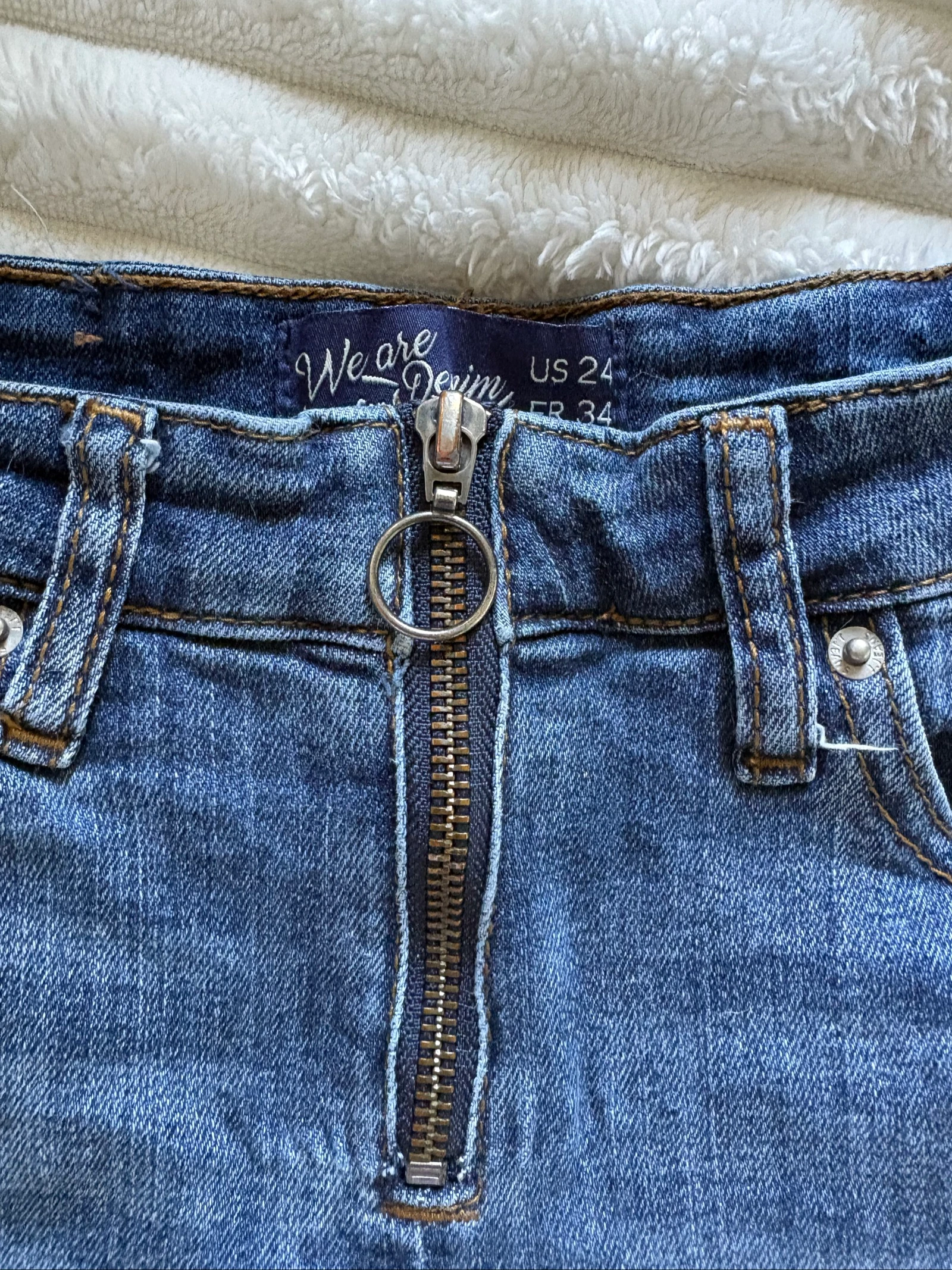 Korte jeanshanger maat 34 – photo 2